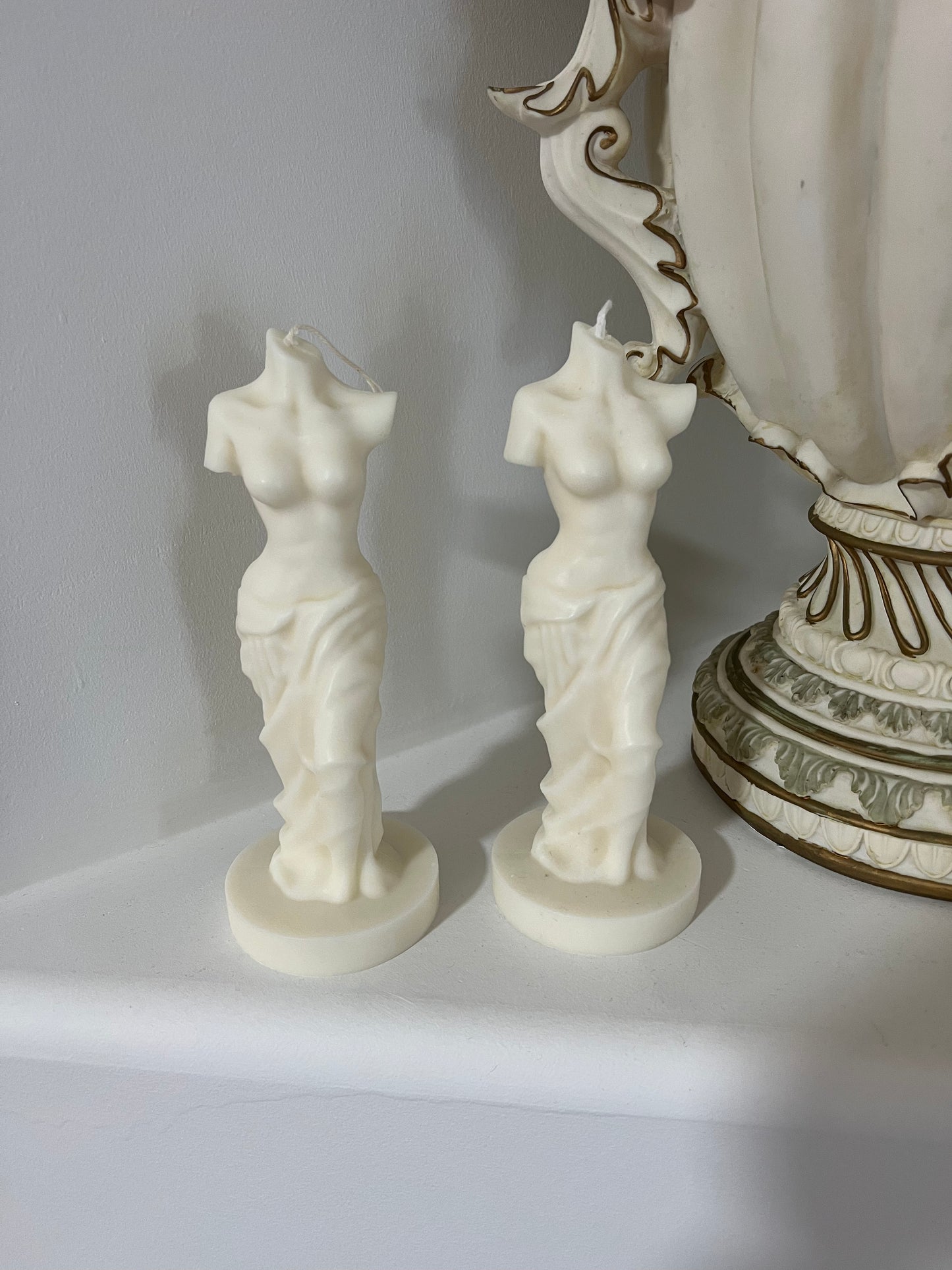 Classiicollection's handcrafted goddess candles, front picture