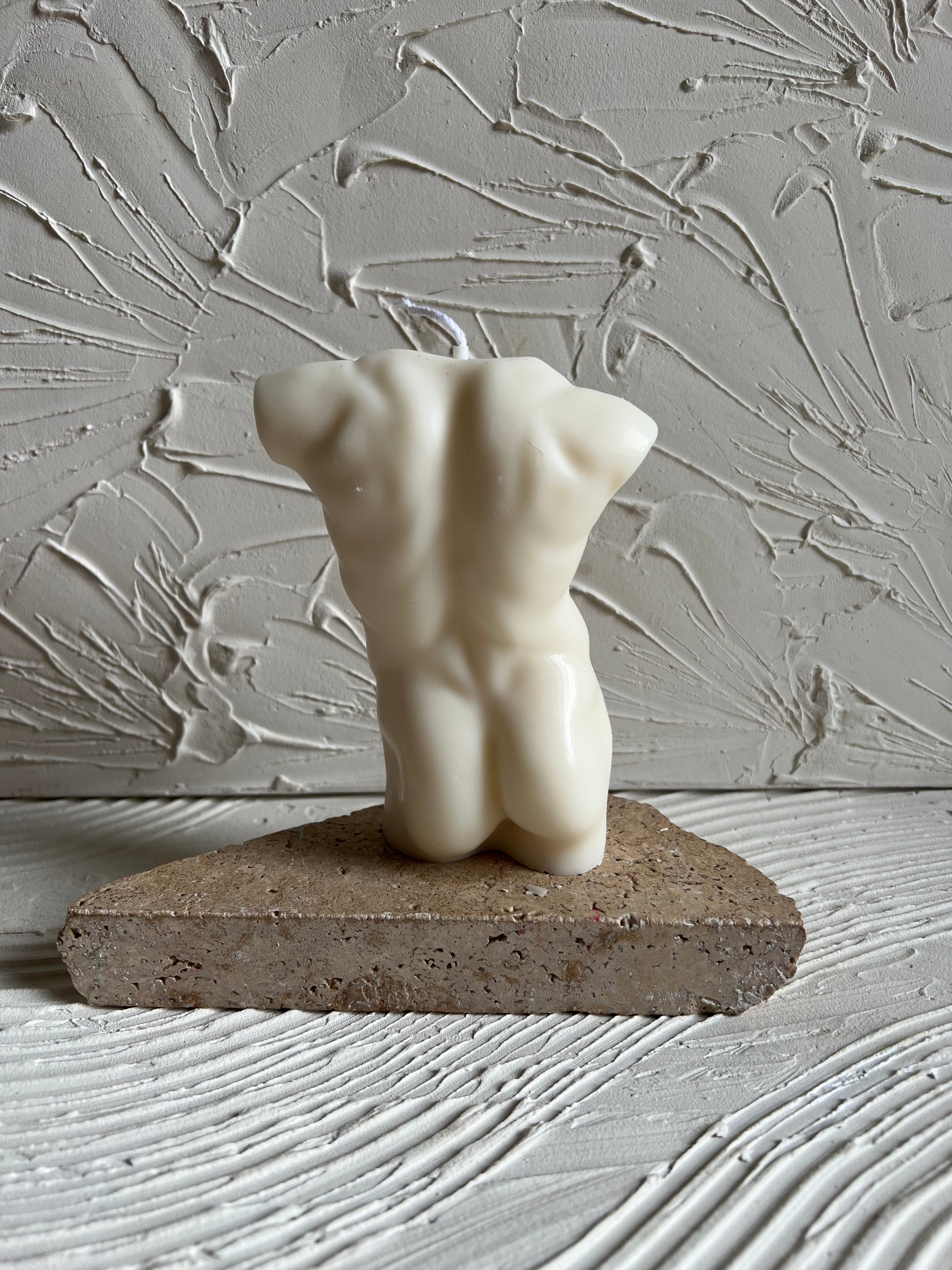 Classiicollection's handcrafted body candles, front picture