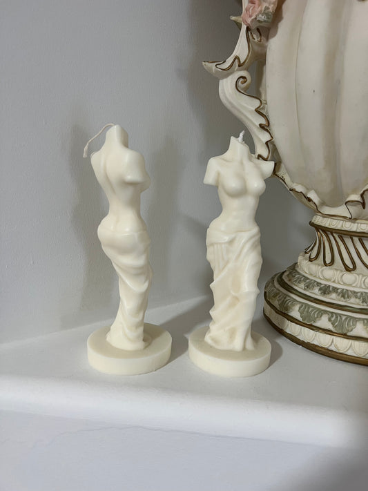 Classiicollection's handcrafted goddess candles, front picture